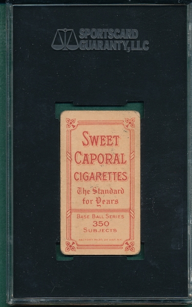 1909-1911 T206 Barbeau Sweet Caporal Cigarettes SGC 20