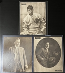 1909-12 M101-2 Herrmann, Taylor & McAleer, Sporting News Lot of (3)