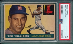 1955 Topps #2 Ted Williams PSA 1