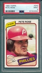1980 Topps #300 Pete Rose PSA 9