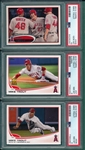2012/13 Topps Lot of (3) Mike Trout PSA 