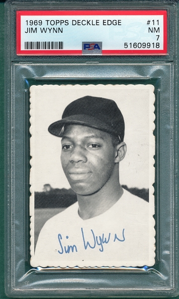 1969 Topps Deckle Edge #11 Jim Wynn PSA 7