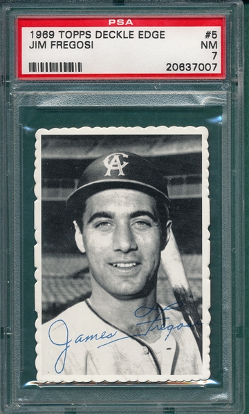 1969 Topps Deckle Edge #5 Jim Fregosi PSA 7