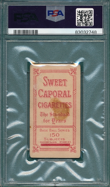 1909-1911 T206 Bresnahan, Portrait, Sweet Caporal Cigarettes PSA 2