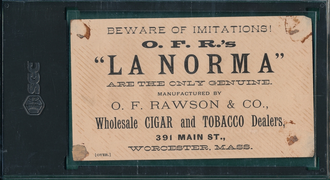 1880s H804-7 Struck Out, Merchants Gargling Oil, SGC 1