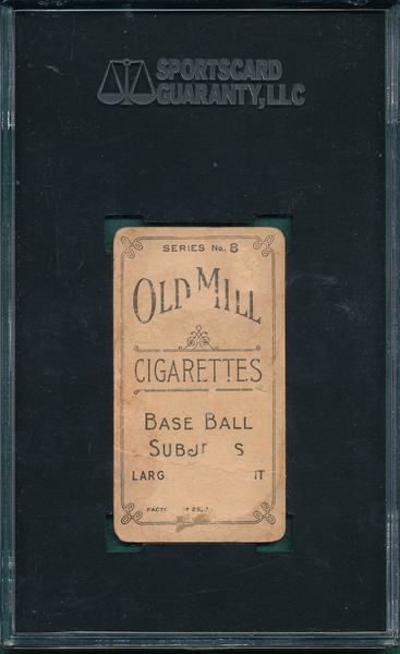 1910 T210-8 Hart Old Mill Cigarettes SGC 10