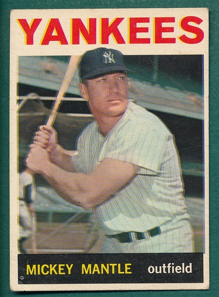 1964 Topps #50 Mickey Mantle 