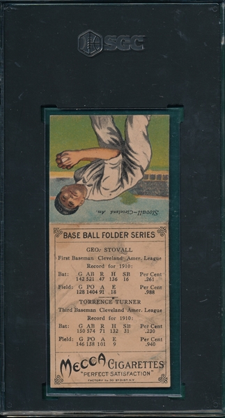 1911 T201 Turner/Stovall Mecca Cigarettes SGC 2