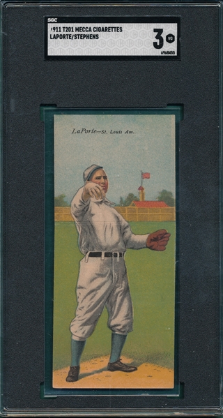 1911 T201 LaPorte/Stephens Mecca Cigarettes SGC 3