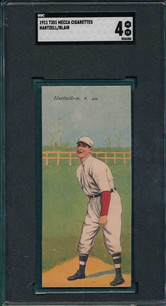 1911 T201 Hartzell/Blair Mecca Cigarettes SGC 40