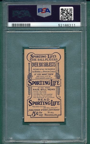 1911 M116 Clarke, Tommy, Sporting Life PSA 7.5