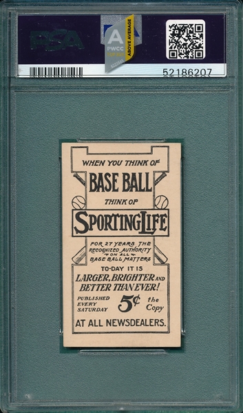 1911 M116 Mullin Sporting Life PSA 7 *Black Back*