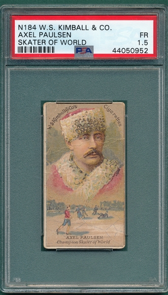 1887 N184 Axel Paulsen, Kimball Champions PSA 1.5