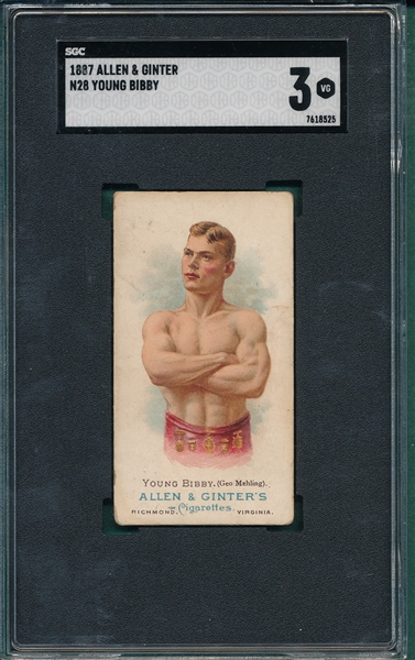 1887 N28 Young Bibby Allen & Ginter Cigarettes SGC 3