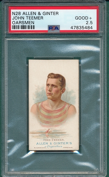 1887 N28 Teemer Allen & Ginter Cigarettes PSA 2.5