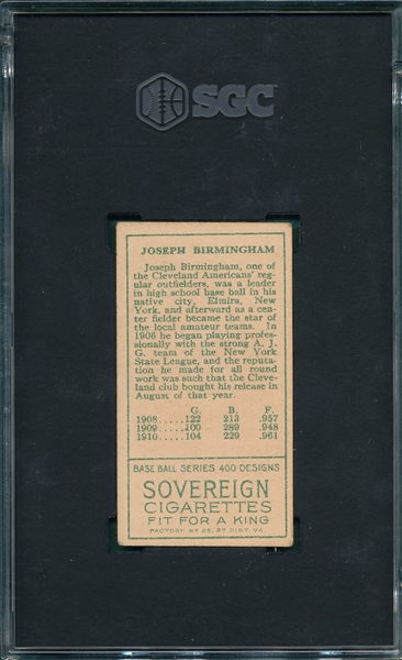 1911 T205 Birmingham Sovereign Cigarettes SGC 2