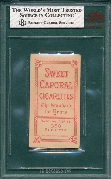 1909-1911 T206 Carr Sweet Caporal Cigarettes BVG 3.5