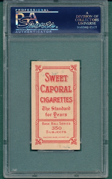 1909-1911 T206 McBride, Sweet Caporal Cigarettes PSA 4 *Factory 25*