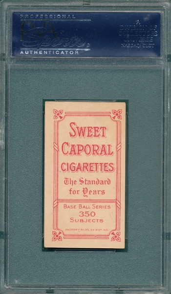 1909-1911 T206 Cravath, Sweet Caporal Cigarettes PSA 4 