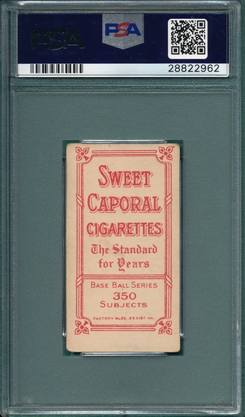 1909-1911 T206 Freeman, Sweet Caporal Cigarettes PSA 3 *Factory 25*