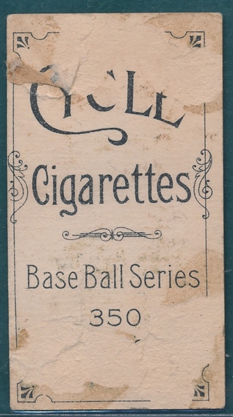 1909-1911 T206 Fiene, Portrait, Cycle Cigarettes 