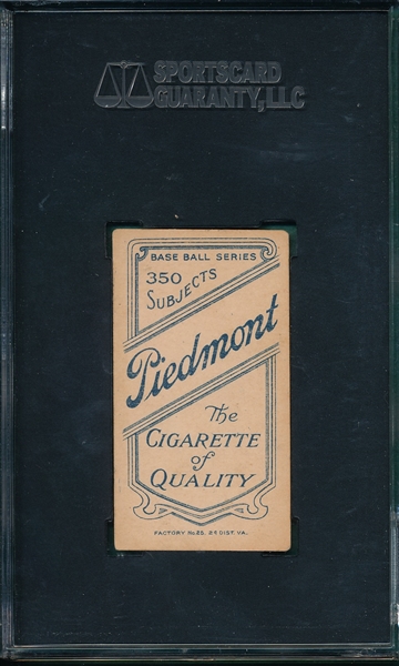 1909-1911 T206 Jackson Piedmont Cigarettes SGC 50