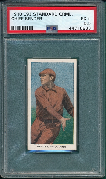 1910 E93 Bender Standard Caramel CO. PSA 5.5