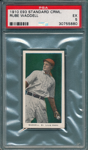 1910 E93 Waddell Standard Caramel CO. PSA 5