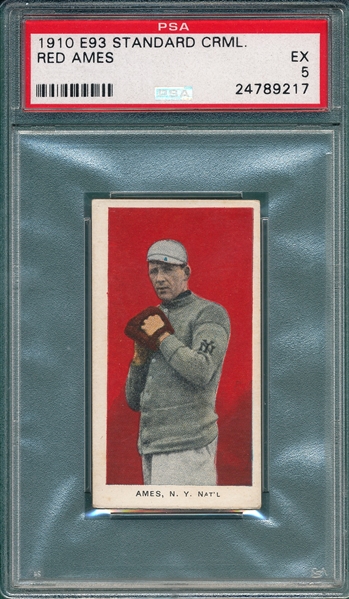 1910 E93 Ames Standard Caramel CO. PSA 5