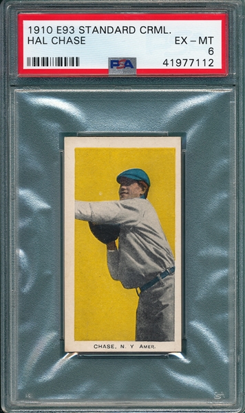 1910 E93 Chase Standard Caramel CO. PSA 6