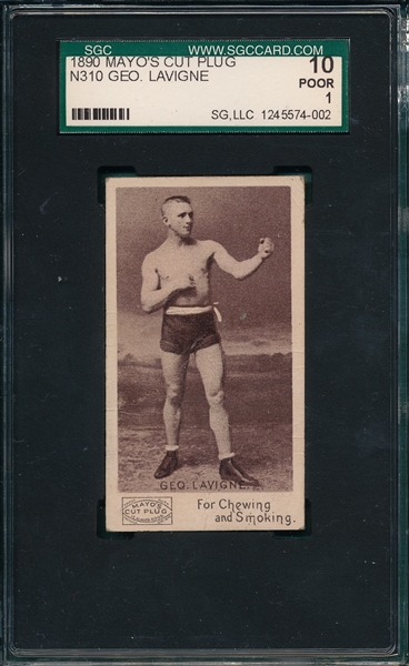 1890 N310 Boxing Geo Lavigne Mayo's Cut Plug SGC 10