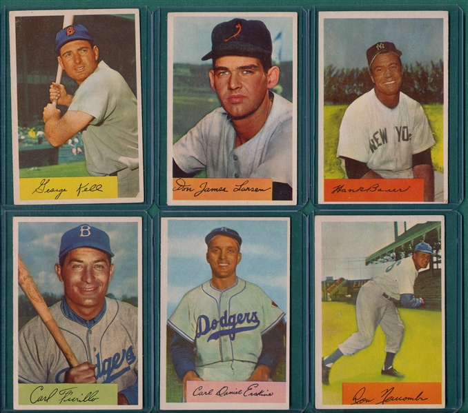 1954 Bowman Partial Set (152/224) W/ Rizzuto & Feller