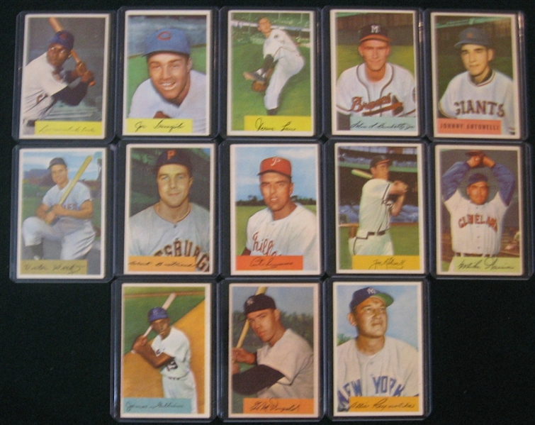 1954 Bowman Partial Set (152/224) W/ Rizzuto & Feller