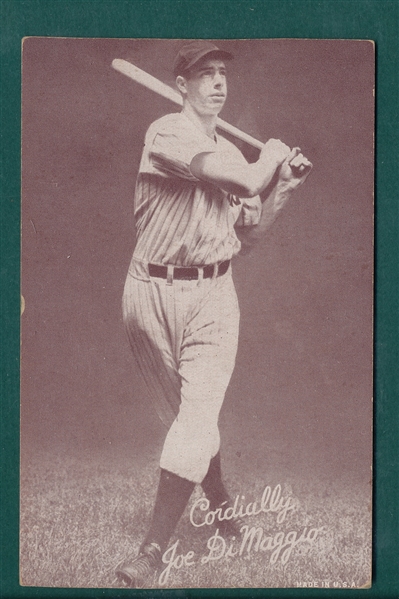 1939 Exhibits Joe DiMaggio