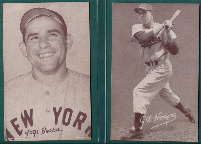 1947-66 Exhibits Lot of (6) W/ Berra