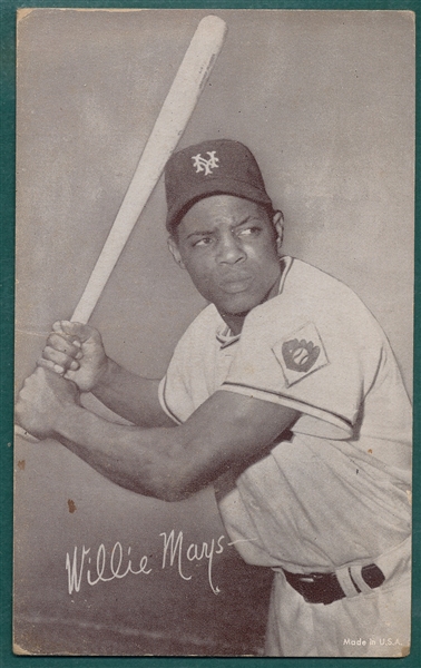 1947-66 Exhibits Willie Mays