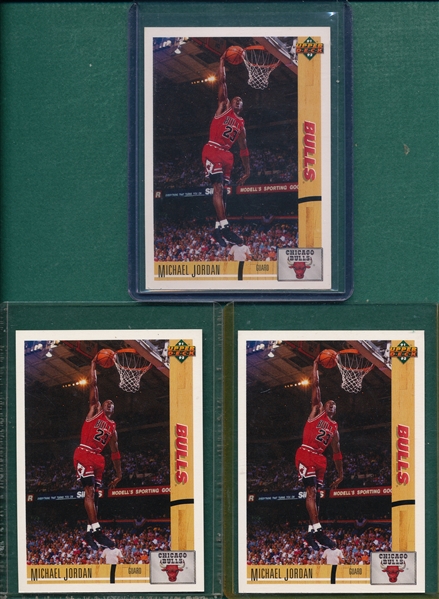 1971-91 Basketball Lot of (7) W/ Jordan & Abdul-Jabbar