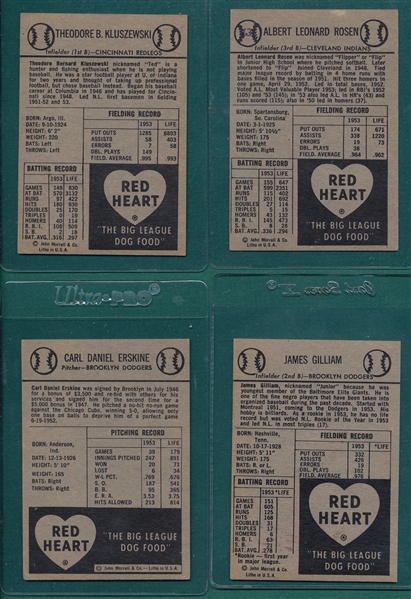 1954 Red Heart Lot of (10) W/ Lemon