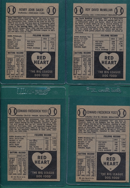 1954 Red Heart Lot of (10) W/ Lemon