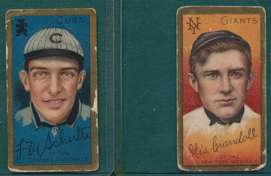 1911 T205 Schulte & Crandall, Polar Bear, Lot of (2) 