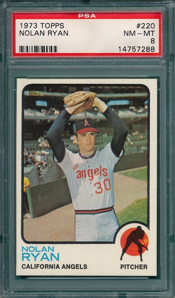 1973 Topps #220 Nolan Ryan PSA 8