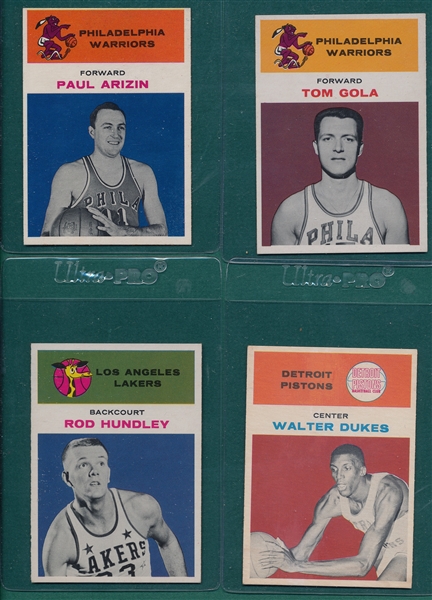 1961 Fleer BSKT Lot of (8) W/ Arizin