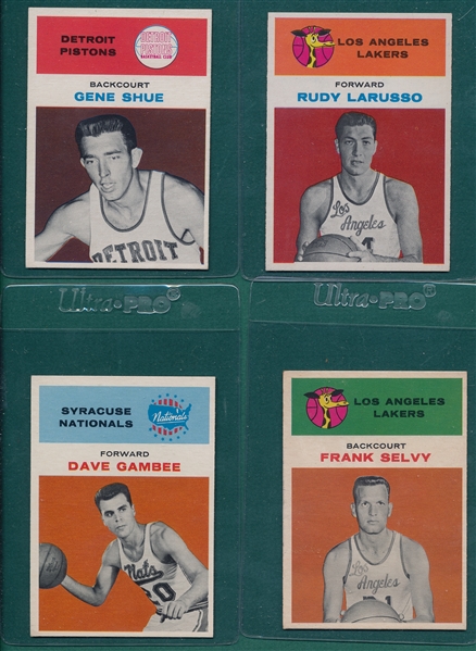 1961 Fleer BSKT Lot of (8) W/ Arizin