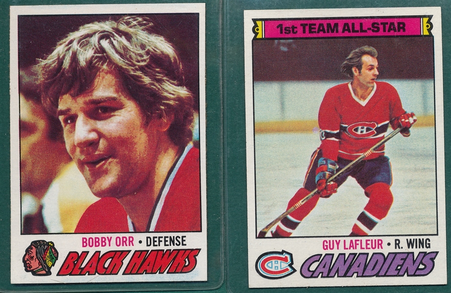 1977-78 Topps Hockey Complete Set (264) 