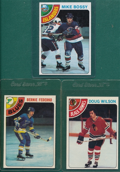 1978-79 Topps Hockey Complete Set (264) W/ Bossy, Rookie