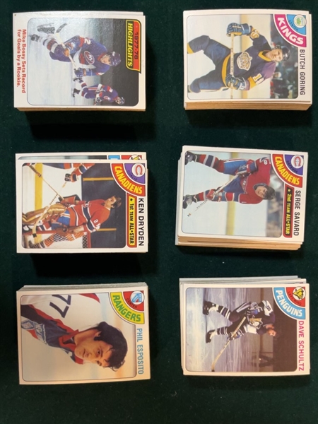 1978-79 Topps Hockey Complete Set (264) W/ Bossy, Rookie