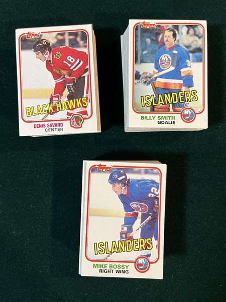 1981-82 Topps Hockey Complete Set (198)