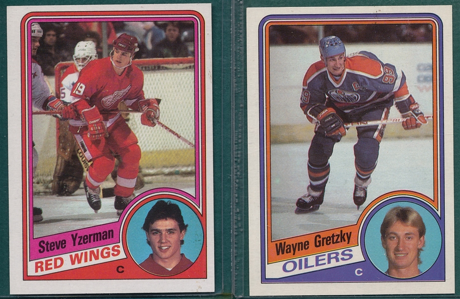 1984-85 Topps Hockey Complete Set (165) W/ Yzerman, Rookie