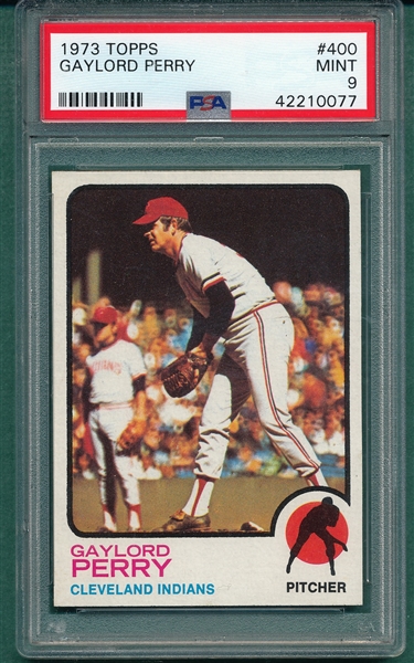 1973 Topps #400 Gaylord Perry PSA 9