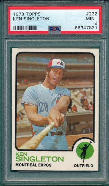 1973 Topps #232 Ken Singleton PSA 9